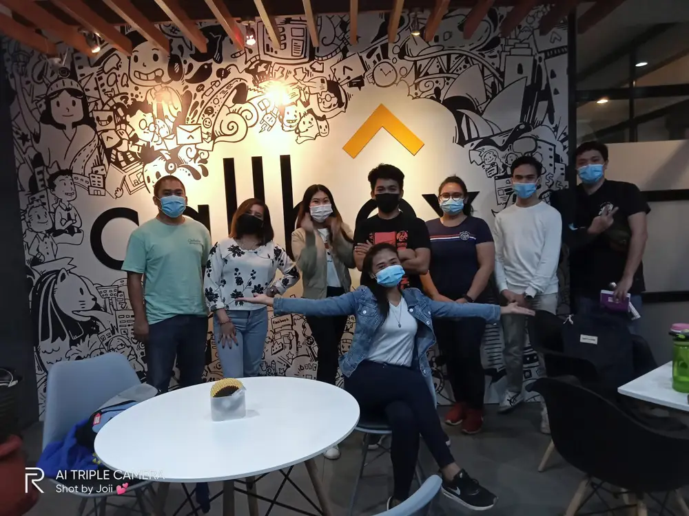 Training group at the Callbox office