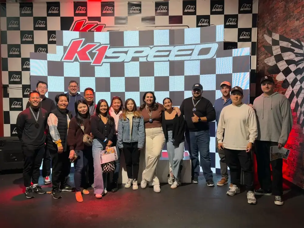 RCVR team outing at K1 Speed
